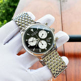  Shop Authentic Movado Heritage Calendoplan Chronograph Black Dial Silver Steel Strap Watch for Men - 3650014 - Luxxuri