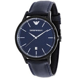  Shop Authentic Emporio Armani Renato Blue Dial Blue Leather Strap Watch For Men - AR2479 - Luxxuri