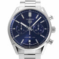  Shop Authentic Tag Heuer Carrera Chronograph Blue Dial Silver Steel Strap Watch for Men - CBN2011.BA0642 - Luxxuri