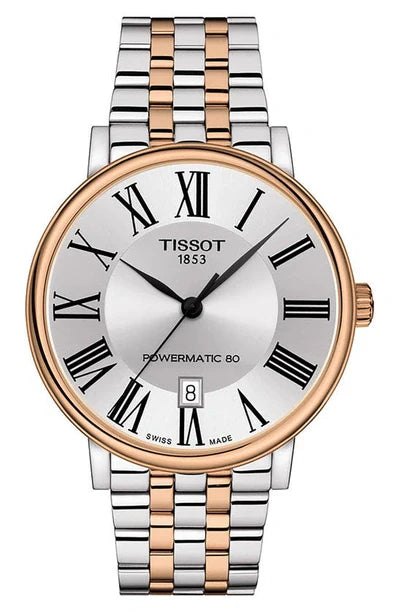  Shop Authentic Tissot Carson Premium Powermatic 80 Silver Dial Two Tone Steel Strap Watch For Men - T122.407.22.033.00 - Luxxuri