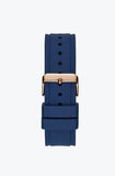  Shop Authentic Guess Legacy Blue Dial Blue Silicone Strap Watch For Men - W1049G2 - Luxxuri
