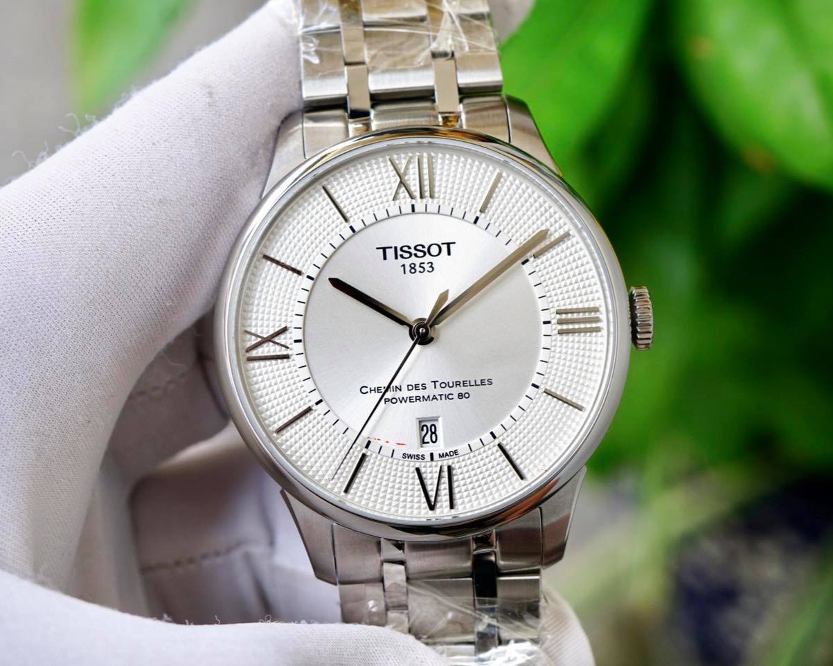  Shop Authentic Tissot Chemin Des Tourelles Powermatic 80 Silver Dial Silver Steel Strap Watch For Men - T099.407.11.038.00 - Luxxuri