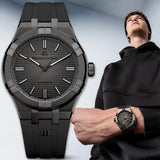  Shop Authentic Maurice Lacroix Aikon Automatic Gunmetal Dial Black Rubber Strap Watch For Men - AI6008-PVB00-330-2 - Luxxuri