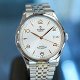  Shop Authentic Tudor 1926 Automatic Silver Dial Silver Steel Strap Watch for Men - M91650-0001 - Luxxuri