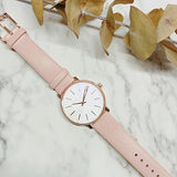  Shop Authentic Michael Kors Pyper Quartz White Dial Pink Leather Strap Watch For Women - MK2741 - Luxxuri