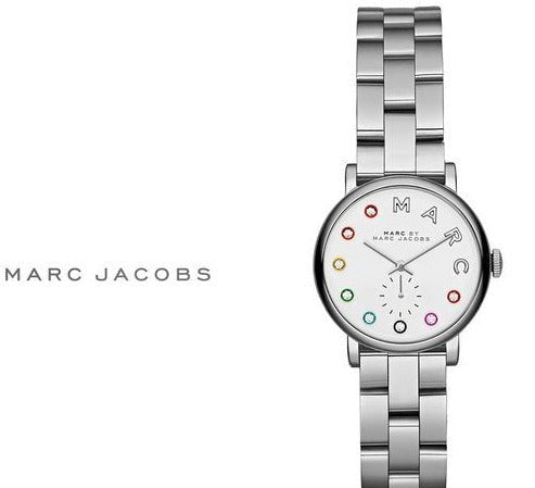  Shop Authentic Marc Jacobs Baker Dexter White Dial Silver Steel Strap Watch for Women - MBM3423 - Luxxuri