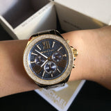  Shop Authentic Michael Kors Wren Diamonds Blue Dial Gold Steel Strap Watch for Women - MK6291 - Luxxuri