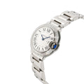  Shop Authentic Cartier Ballon Bleu De Cartier Diamonds White Dial Silver Steel Strap Watch for Women - W4BB0015 - Luxxuri