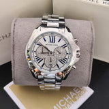  Shop Authentic Michael Kors Bradshaw Quartz Silver Dial Silver Steel Strap Watch For Women - MK6320 - Luxxuri