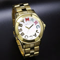  Shop Authentic Marc Jacobs Rivera White Dial Gold Steel Strap Watch for Women - MBM3137 - Luxxuri