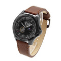  Shop Authentic Tommy Hilfiger Bruce Automatic Black Dial Brown Leather Strap Watch for Men - 1791280 - Luxxuri