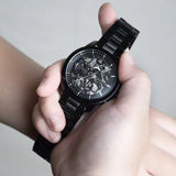  Shop Authentic Tommy Hilfiger Henry Chronograph Black Dial Black Steel Strap Watch For Men - 1710478 - Luxxuri