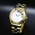  Shop Authentic Marc Jacobs Rivera White Dial Gold Steel Strap Watch for Women - MBM3134 - Luxxuri