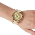  Shop Authentic Michael Kors Sawyer White Dial Gold Steel Strap Watch for Women - MK6362 - Luxxuri