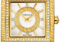  Shop Authentic Versace DV25 Diamonds White Dial White Leather Strap Watch For Women - VQF060015 - Luxxuri