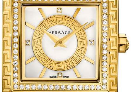  Shop Authentic Versace DV25 Diamonds White Dial White Leather Strap Watch For Women - VQF060015 - Luxxuri