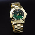  Shop Authentic Marc Jacobs Amy Green Dial Gold Steel Strap Watch for Women - MBM8619 - Luxxuri