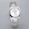  Shop Authentic Calvin Klein Class White Dial Silver Steel Strap Watch for Women - K6R23126 - Luxxuri