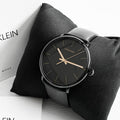  Shop Authentic Calvin Klein High Noon Quartz Black Dial Black Leather Strap Watch for Men - K8M214CB - Luxxuri
