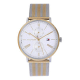  Shop Authentic Tommy Hilfiger Jenna Quartz White Dial Two Tone Mesh Bracelet Watch for Women  - 1782074 - Luxxuri