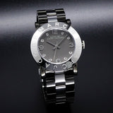  Shop Authentic Marc Jacobs Amy Grey Dial Grey Steel Strap Watch for Women - MBM3196 - Luxxuri