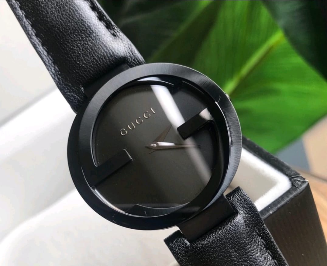  Shop Authentic Gucci Interlocking G Black Dial Watch For Women - YA133302 - Luxxuri