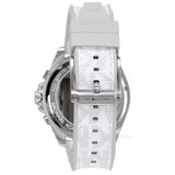  Shop Authentic Michael Kors Brecken Chronograph Silver Dial White Leather Strap Watch For Men - MK8949 - Luxxuri