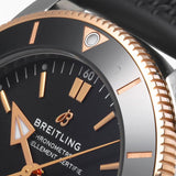  Shop Authentic Breitling Superocean Heritage II B20 42mm Black Dial Black Mesh Bracelet Mens Watch - UB2010121B1S1 - Luxxuri