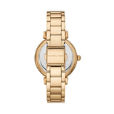  Shop Authentic Michael Kors Abbey Three-Hand Analog White Dial Gold Steel Strap Watch for Women - MK4615 - Luxxuri