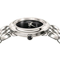 Shop Authentic Versace V-Flare Quartz Black Dial Silver Steel Strap Watch for Women - VEBN00618 - Luxxuri