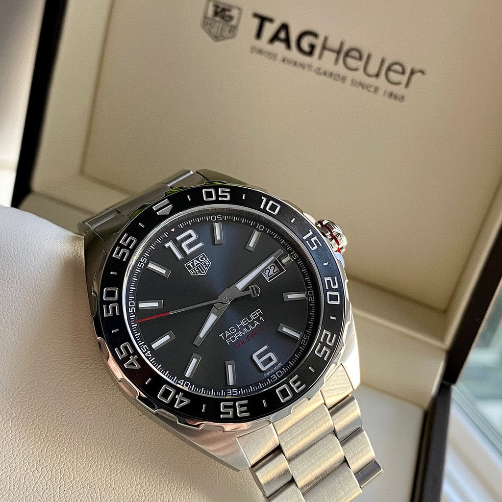  Shop Authentic Tag Heuer Formula 1 Anthracite Dial Watch for Men - WAZ2011.BA0842 - Luxxuri