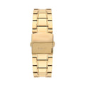 Guess Horizon Chronograph Black Dial Gold Steel Strap Watch For Men - W0379G4