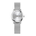  Shop Authentic Calvin Klein Minimal White Dial Silver Mesh Bracelet Watch for Women - K3M231Y6 - Luxxuri