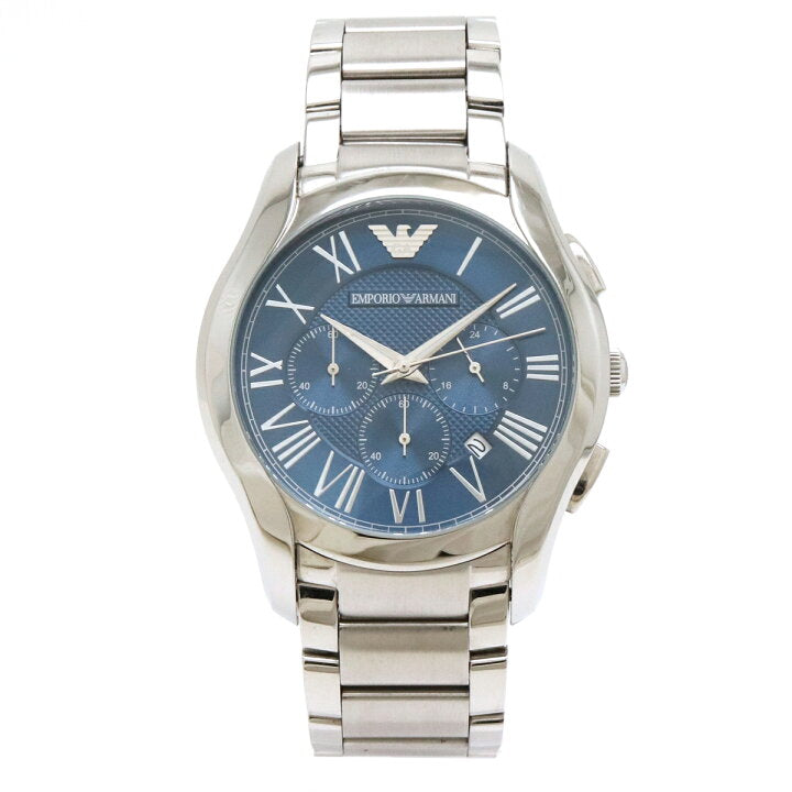  Shop Authentic Emporio Armani Chronograph Quartz Blue Dial Silver Steel Strap Watch For Men - AR11082 - Luxxuri