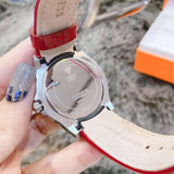  Shop Authentic Guess Limelight Quartz Diamonds White Dial Red Leather Strap Watch For Women - W0775L11 - Luxxuri