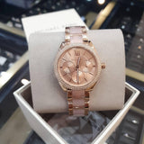  Shop Authentic Michael Kors Janelle Multifunction Rose Gold Two Tone Steel Strap Watch For Women - MK7132 - Luxxuri