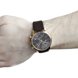  Shop Authentic Calvin Klein City Chronograph Grey Dial Brown Leather Strap Watch for Men - K2G276G3 - Luxxuri