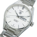  Shop Authentic Tag Heuer Carrera Calibre 5 Automatic White Dial Silver Steel Strap Watch for Men - WAR201B.BA0723 - Luxxuri