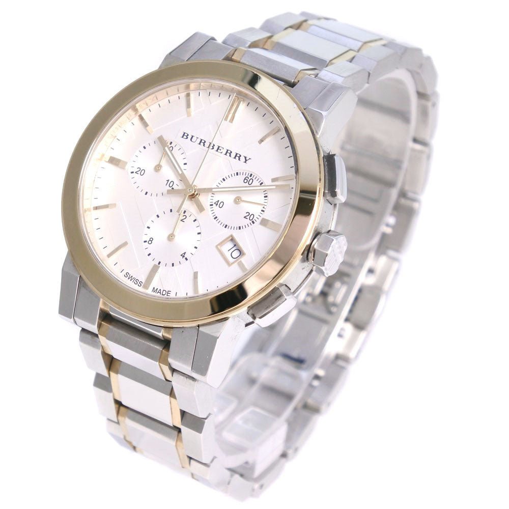 Shop Authentic Burberry The City White Dial Two Tone Steel Strap Watch for Men - BU9751 - Luxxuri