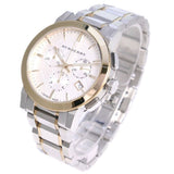  Shop Authentic Burberry The City White Dial Two Tone Steel Strap Watch for Men - BU9751 - Luxxuri