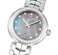 Tag Heuer Link Trilogy Cameron Diaz Diamonds Mother of Pearl Dial Silver Steel Strap Watch for Women - WAT1419.BA0954
