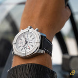  Shop Authentic Breitling Avenger Automatic GMT 43 White Dial Black Nylon Strap Watch for Men - A32397101A1X1 - Luxxuri