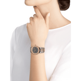  Shop Authentic Bvlgari Lady Quartz Diamonds Grey Dial Two Tone Steel Strap Watch for Women - BVLGARI103067 - Luxxuri