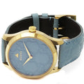  Shop Authentic Gucci G Timeless Quartz Blue Dial Blue Leather Strap Watch For Men - YA1264097 - Luxxuri