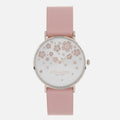 Coach Perry Silver Dial Pink Leather Strap Watch For Women - 14503325