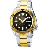  Shop Authentic Seiko 5 Sports Automatic Brown Dial Two Tone Steel Strap Watch For Men - SRPK24 - Luxxuri
