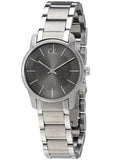  Shop Authentic Calvin Klein City Grey Dial Silver Steel Strap Watch for Women - K2G23161 - Luxxuri
