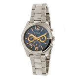  Shop Authentic Fossil Perfect Boyfriend Mother of Pearl Blue Dial Silver Steel Strap Watch for Women - ES3880 - Luxxuri