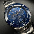  Shop Authentic Maserati Competizione Chronograph Blue Dial Silver Steel Strap Watch For Men - R8873600002 - Luxxuri