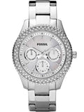  Shop Authentic Fossil Stella Silver Dial Silver Steel Strap Watch for Women - ES3588 - Luxxuri